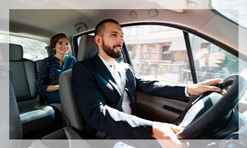 Happy latin mom and little daughter outside.